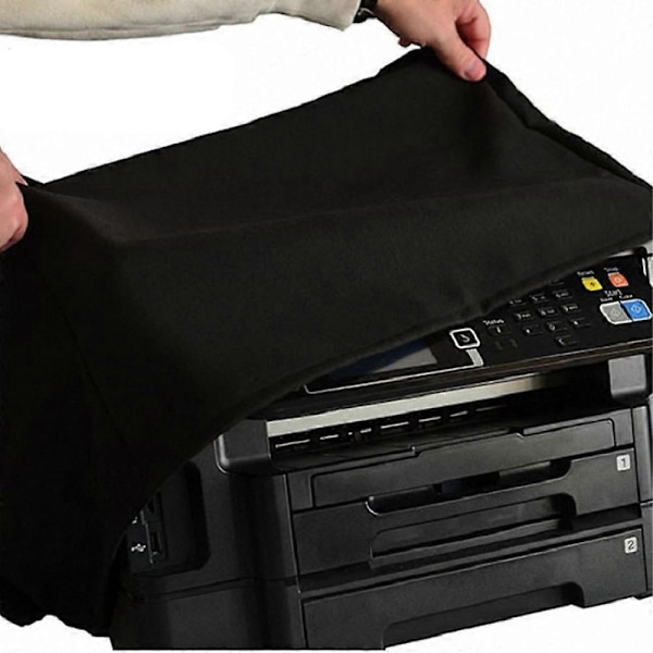 Dammskydd för skrivare 3D-skrivare vattentätt antistatiskt dammskydd skrivare antistatiskt dammskydd för HP Envy 452-Perfet Svart Black 45x40x25cm