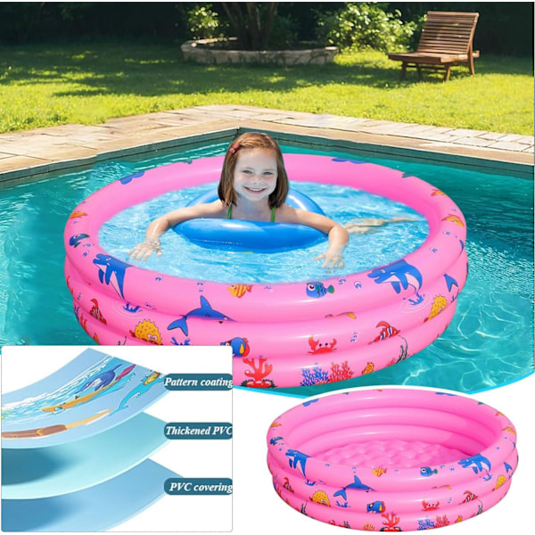Børnebassin, oppusteligt bassin, swimmingpool, oppustelig pool, oppustelig børnepool, babybassin, transportabelt badekar BBB