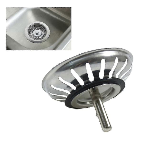 For Blanco vasker: Utskifting av sil med 3,5 tommer i diameter med 18 dreneringsslisser