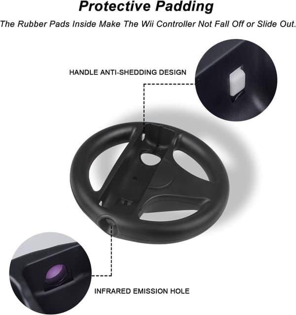 MH-2 * Rat til Wii (sort), Racing Rat Joystick