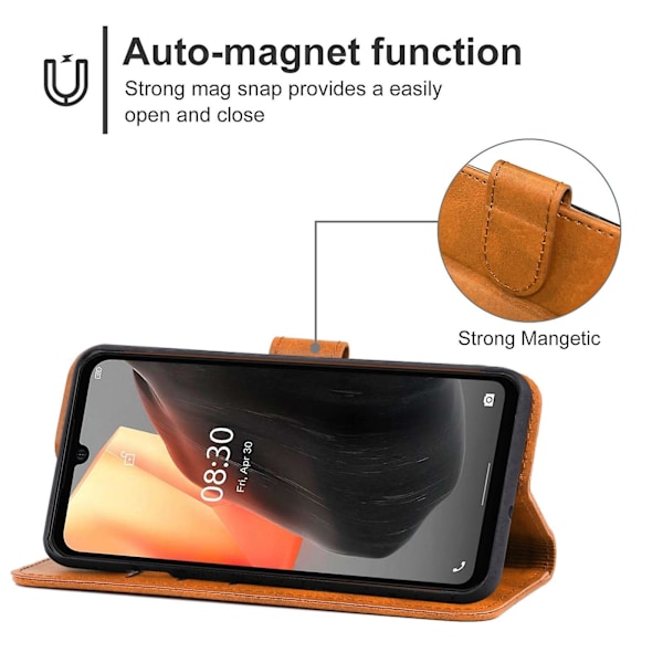 Lærveske for Ulefone Armor 8 / 8 Pro