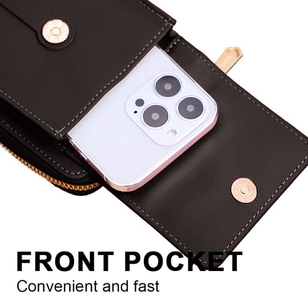 Mobiltelefon taske ny mode damepung simpel flip