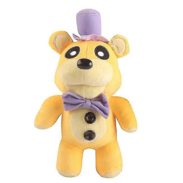Nätter på Freddys Purple Shadow ja Gold Bear pehmolelu