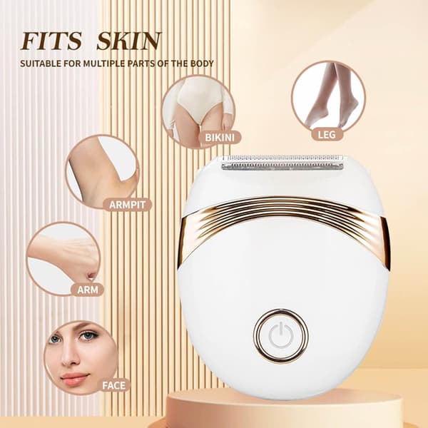 Epilator til ansigtshårfjerning Glamorous Skin Ansigts Epilator Hårfjerning Epilatorer til kvinder Våd og tør hårfjerner til arme og ben