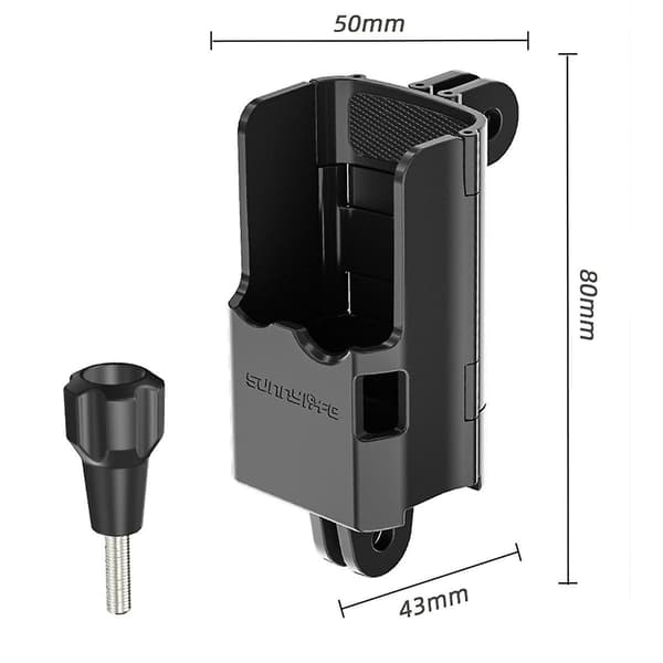 Foldbar Binaural Udvidelsesramme til Pocket 3 Adapter Multifunktionel Praktisk Adaptermontering