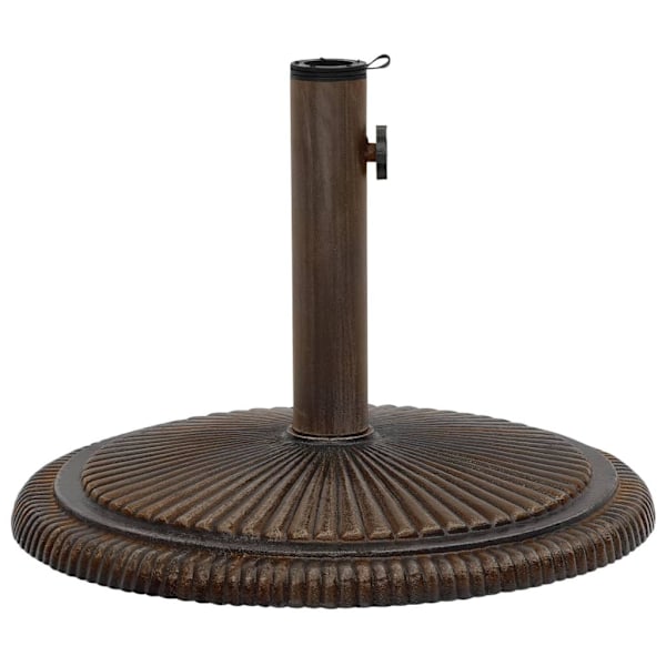 vidaXL Parasolfod Bronze 45x45x30 cm Støbejern