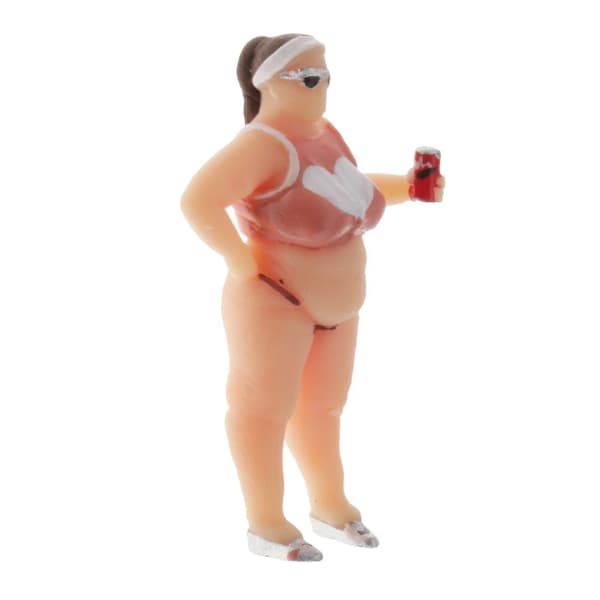 3x1:64 Bikini Biltvätt Figurer Scenario Leksaker H 3x1:64