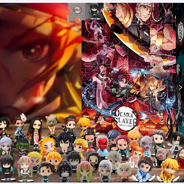 Demon Slayer Julekalender Jule Blind Box Demon Slayer 5 26*18*3cm