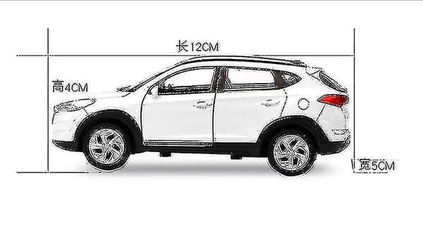 1:36 Skala Legering Træk Tilbage Høj Imitation Hyundai Tucson SUV Model Legetøjsbil Støbte Metal Model Chil