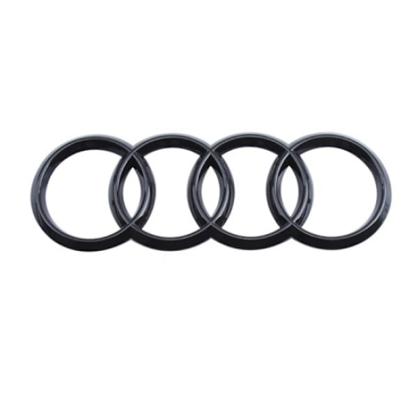 2 Audi valo musta etu- ja takamerkkirengasta A1 A3 A4 A5 273MM 1