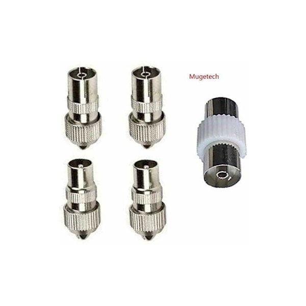 T-formet antenne splitter - 2-vejs antenne splitter - 2 DVB-T/BK stik