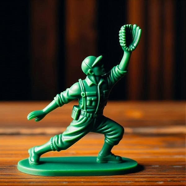 Baseball Soldat, Baseball Soldat Figurer Klassisk Legetøj Kaster, Griber