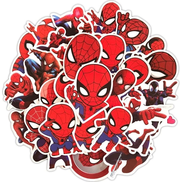 35 kpl vinyylitarroja, vedenpitäviä Spiderman-graffititarroja