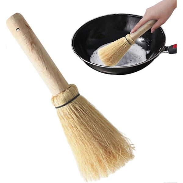 Diskborste, Portabel Non-Stick Skrubber, Köksborste, Multifunktionell Diskborste, för Diskar, Grytor, Diskho, Liten Vit