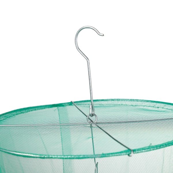 6st/ set Bärbar Ranch Återanvändbar Flugfälla med Betesbricka Hängande Pe