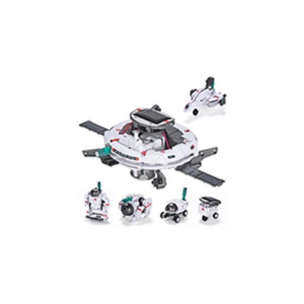 Solrobot Kit 6-i-1, STEM Byggleksak för Barn 8-12 År, Rymdprojekt Present