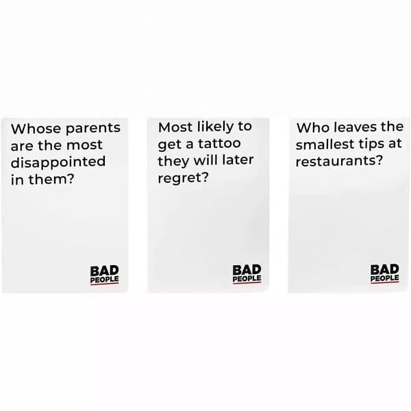 Kortspil Tactic Bad People - partyspil