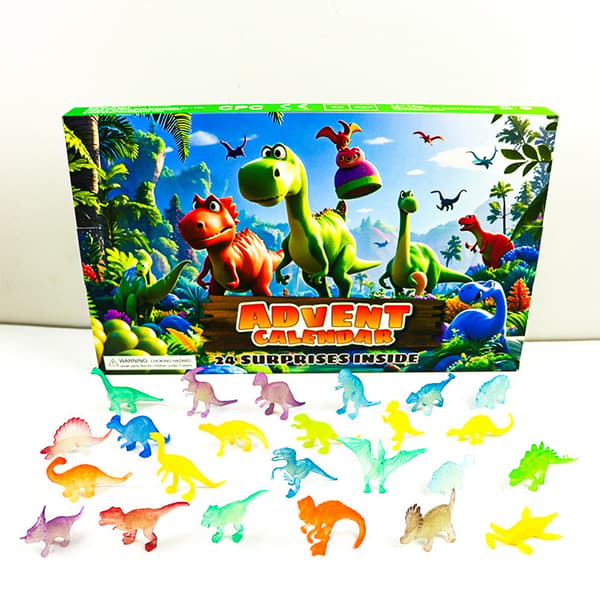 Selvlysende Dino Minifigurer, 24-dagers Adventskalender for Barn [JUN] 31