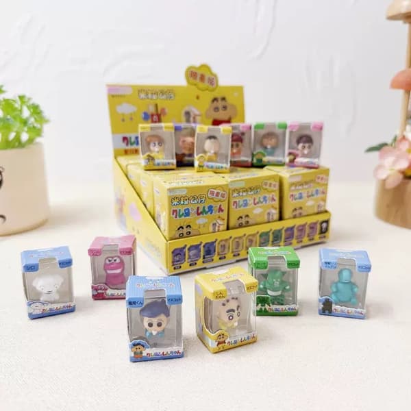 Tegneseriefigur Minifigur Blind Box Sæt, Samleobjekt Skrivebordslegetøj til Fans og Gaver Detective Conan