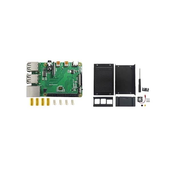 Til Cm4 Io Base Plate Cm4 Til 4b Adapterkort Udvidelseskort Cm4 Til Pi4b Adapter Med Kabinet