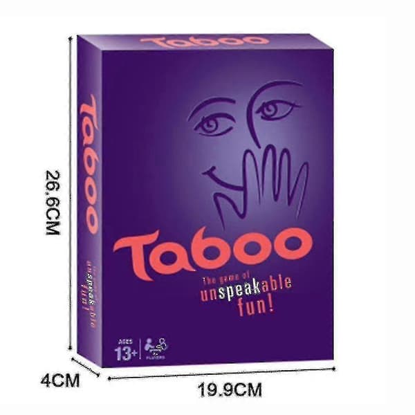 Taboo Spel Klassiskt Timglas Timing Familjebrädspel WHBYV