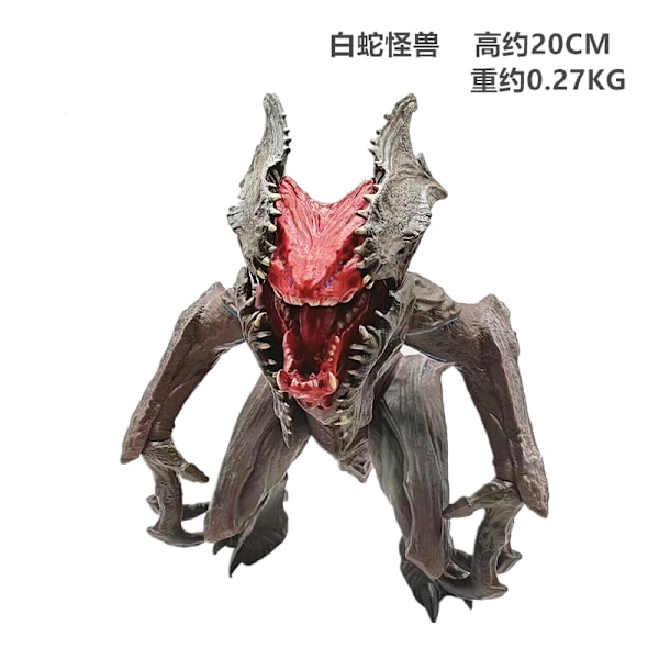 Pacific Rim Wanderer Docka Vit Orm Hat Lingbei Sköldpadda Lie Huvud Mecha Monster Docka Modell Ornament Pacific Rim - Velociraptor