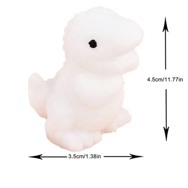Dinosaurie Squishy Leksak Ventil Djur Klämleksaker 30st Barnpresenter Rolig Present Degknyte Dekompression Glutinous Rice