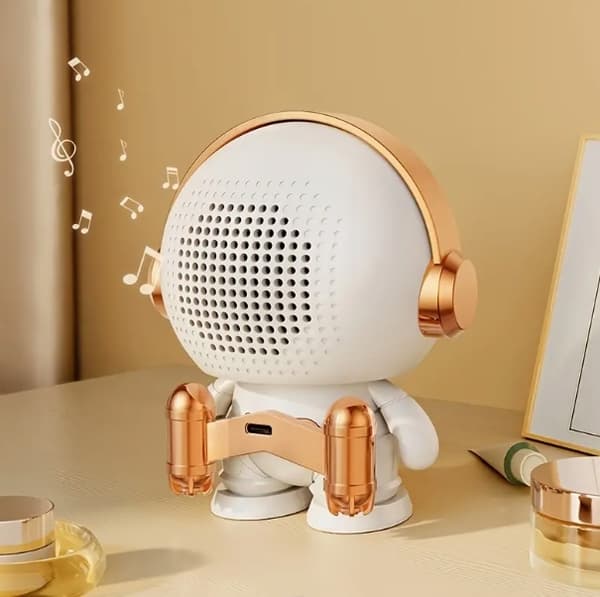 Bærbar Bluetooth-højttaler med LED-lys Trådløs Mini Stereo Lyd til Udendørs Indendørs Brug