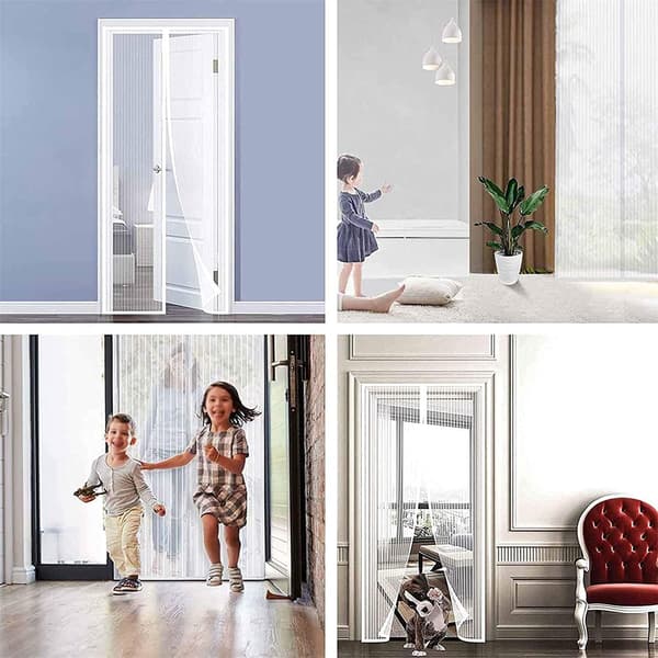 Magnetic fly screen door, insect screen balcony door, fly curtain, mosquito net 90*210cm 90*210cm