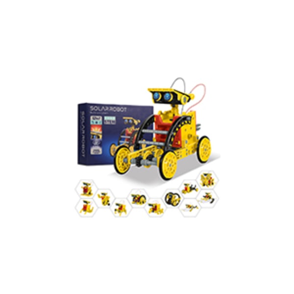 Solrobot Kit 6-i-1, STEM Byggleksak för Barn 8-12 År, Rymdprojekt Present