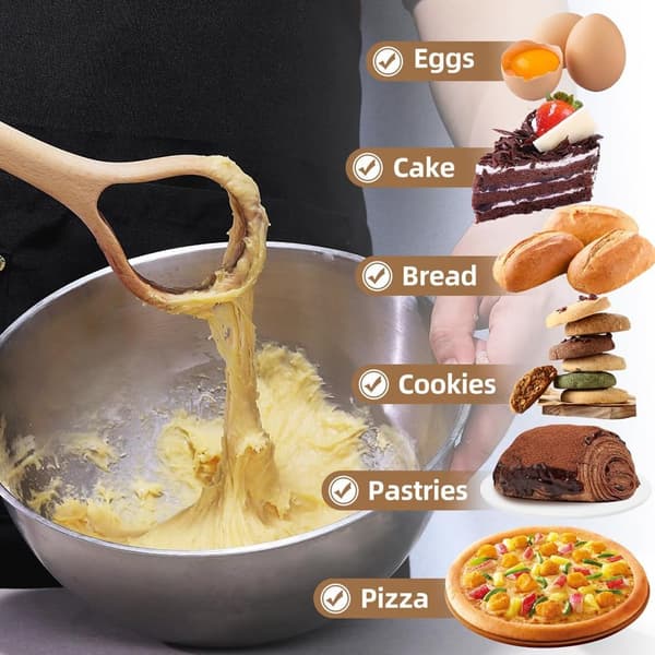Dansk Deigvisp Dansk Deigvisp for Surdeig for Surdeigsdeig Pizza og Mer 1 Stykke