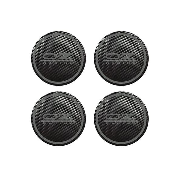 4 st för OZ Racing Octavia A5 Fabia Superb Bilstyling Emblem Logo Kolfiber Centerkapslar Fälgnav