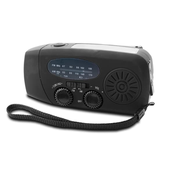 Håndsvingradio med solcelleoplader, nødradio & strøm 270 Endast vevradio