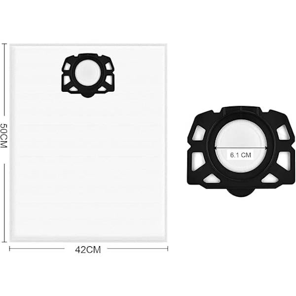 Sopii Karcher 2.863-006.0WD4WD5-10 -pölynimuriin, non-woven