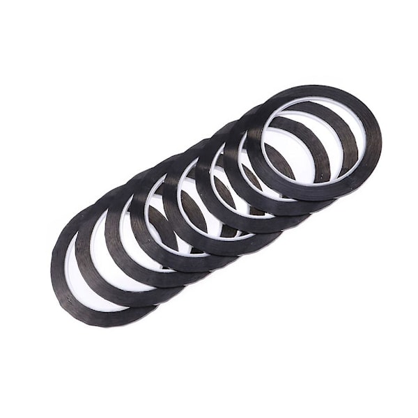 10 st Svart Vittavla Svart Gaffers Tejp Vittavla Avdelare Svart Vittavla Vittavla Tejp Pinstriping Elektrisk TejpBlack660x0.5 Svart Black 660*0.3