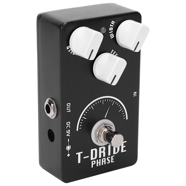 Gitar Phaser Pedal Elektrisk Analog Fase Skifter Effekt Musikkinstrument Tilbehør CP61