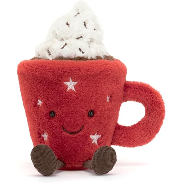 Jellycat Funny Varm Sjokolade – H: 19 cm x L: 9 cm