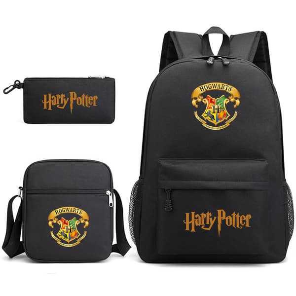 Harry Potter skolväska för barn, tredelat set_tfrf