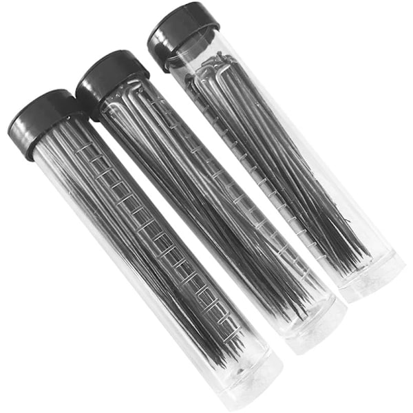 120 stk. Trekantede filtenåle Nålefiltning DIY Uldfiltningsværktøj 3 størrelser 78 mm 86 mm 91 mm (Hver størrelse 40 stk.)