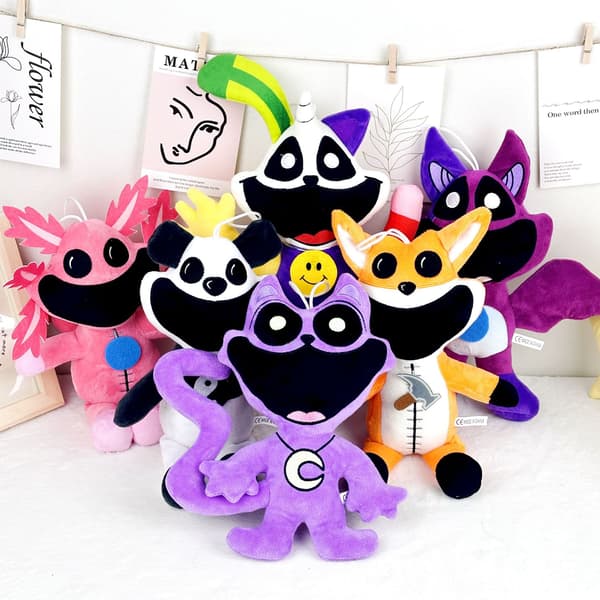 Smiling Critters Poppy Docka Skräckdocka Plyschleksak Barnpresent-