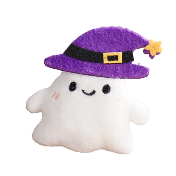 Halloween Græskar Spøgelse Plys Nøglering, Blødt Squishy Tøjdyr til Taskepynt Bat 7cm