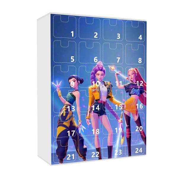 Demon Hunter Akryl Julekalender Sæt med 24 Overraskelseslegetøj [JUN] 2