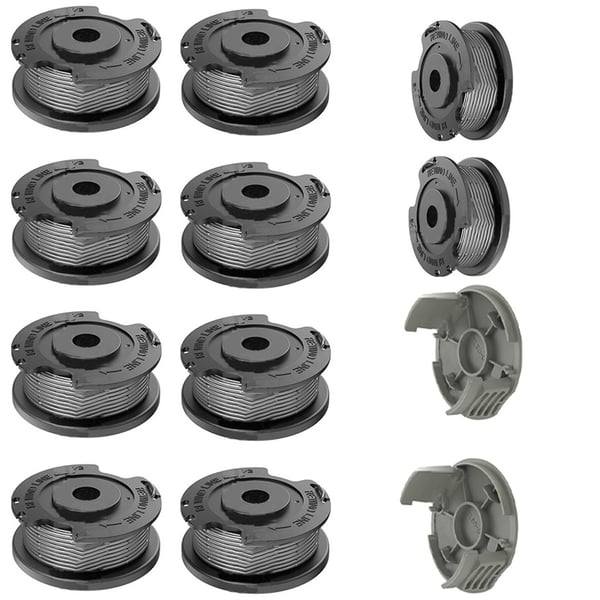 Replacement Spool and Cap Set for Bosch Easy GrassCut 10-Pack