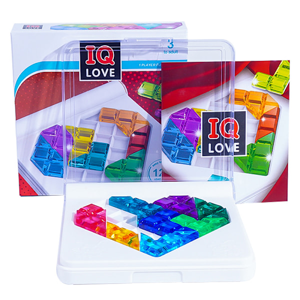 Smart Games - IQ Love, Puslespil med 120 Udfordringer, 2 Spiltilstande, 7+ År
