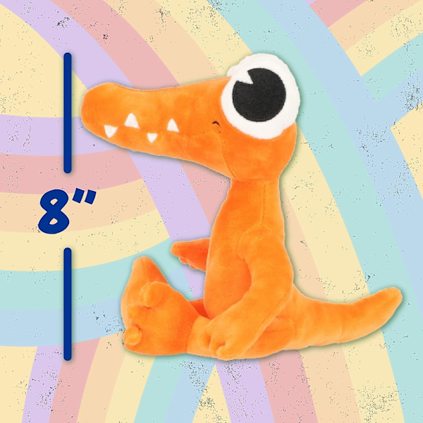 Rainbow Friends Orange Ven, 8\" Plysstofdyr