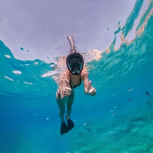Snorkelmask Heltäckande - Snorkling - L/XL