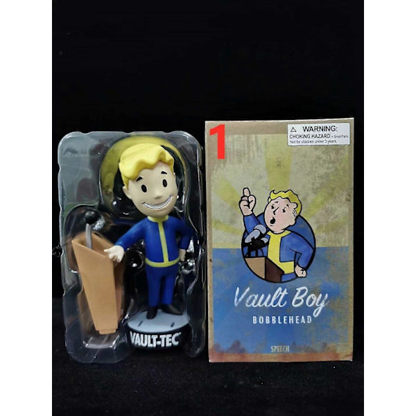 Fallout Vault Boy Bobble Head PVC Action Figur Samlermodel Legetøj