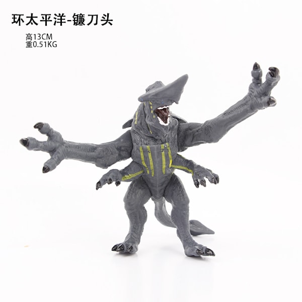 Pacific Rim Wanderer Docka Vit Orm Hat Lingbei Sköldpadda Lie Huvud Mecha Monster Docka Modell Ornament Pacific Rim - Velociraptor