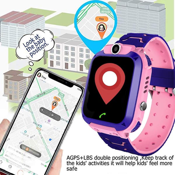 Smartwatch-telefon til børn - Vandtæt touchscreen-smartwatch til børn