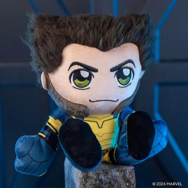 Marvel Deadpool 3 Wolverine 8' Kuricha Siddende Legetøj Plys - Blødt Chibi Stil Legetøj